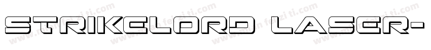 strikelord laser字体转换